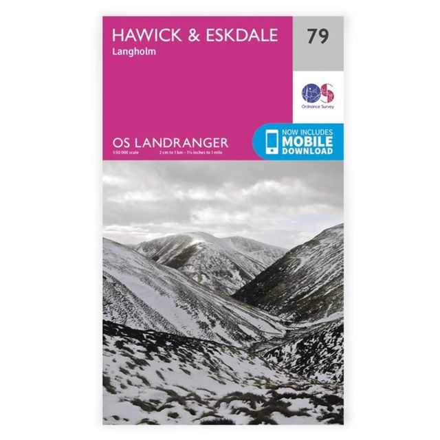 Ordnance Survey Land Ranger Map 79 Hawick, Eskdale and Langholm