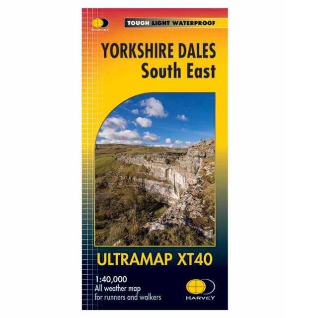 Harveys XT40 Long Distance Paths Yorkshire Dales Map