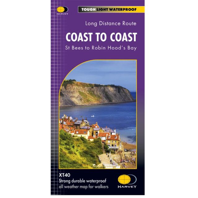 Harveys XT40 National Trail Coast to Coast Map