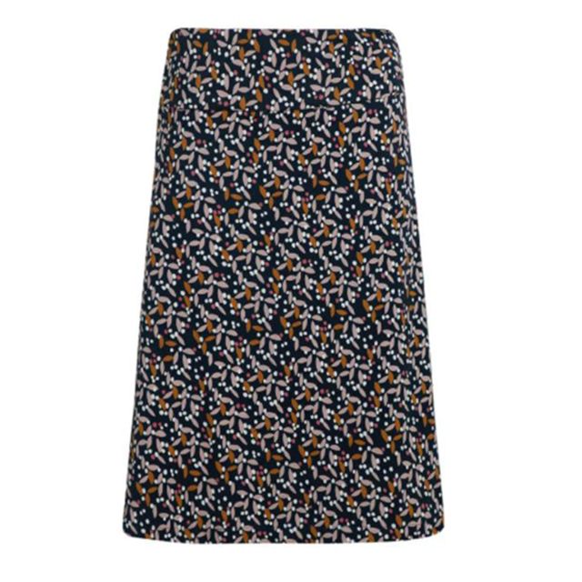 Weird Fish Womens Malmo Organic Printed Skirt