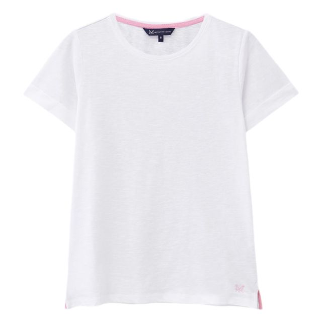 Crew Clothing Womens Perfect Crew Neck Slub T-Shirt