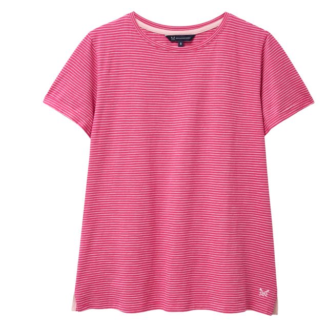 Crew Clothing Womens Perfect Stripe Crew Slub T-Shirt