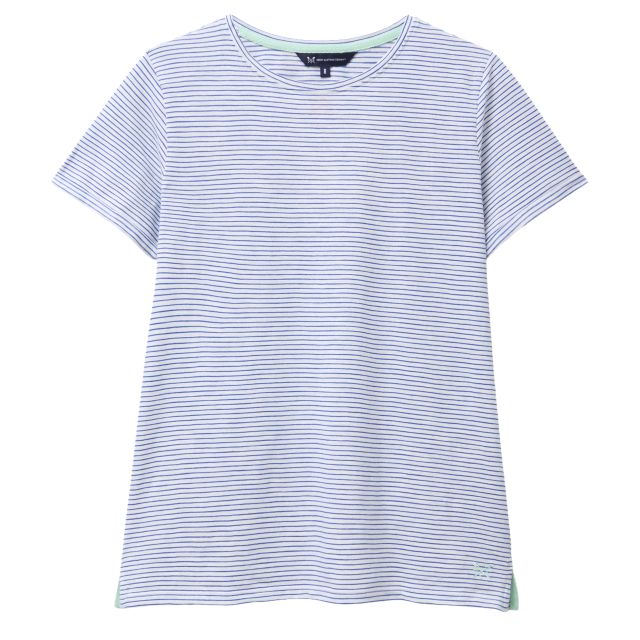 Crew Clothing Womens Perfect Stripe Crew Slub T-Shirt