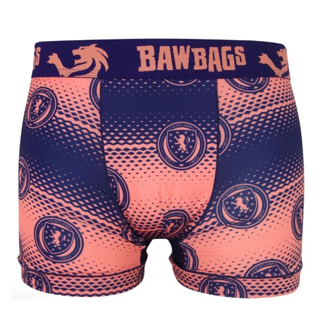 Baw Bags Mens Cool De Sacs Scotland Fade Boxer Shorts