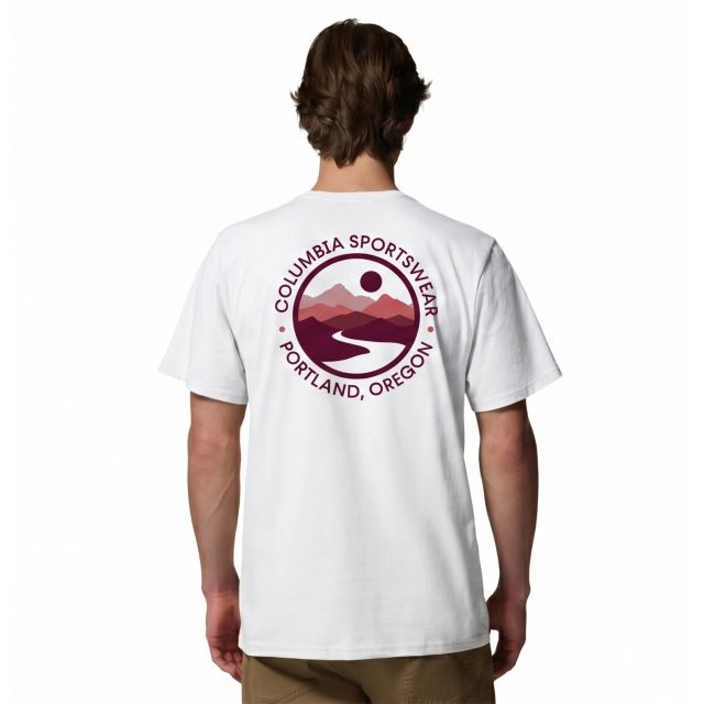 Columbia Mens CSC Outdoor Back Graphic T-Shirt