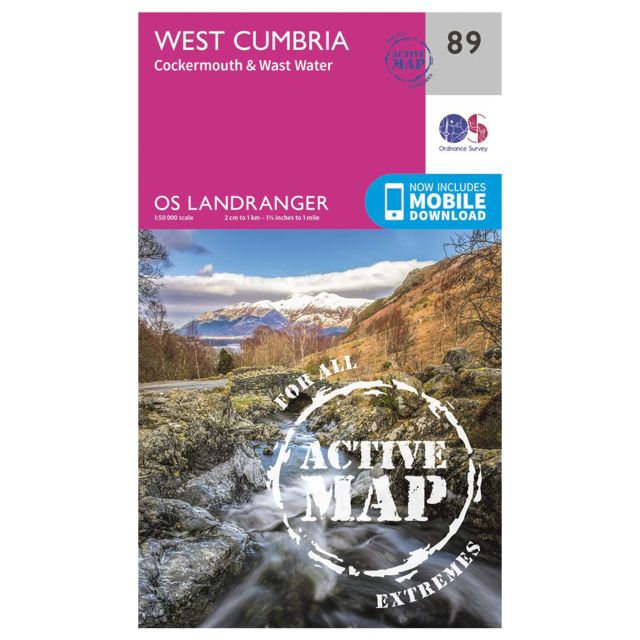 Ordnance Survey Land Ranger Active 90 Penrith, Keswick and Ambleside